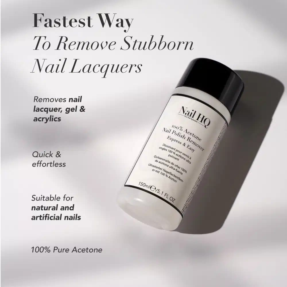 Nail HQ Acetone Remover infographic