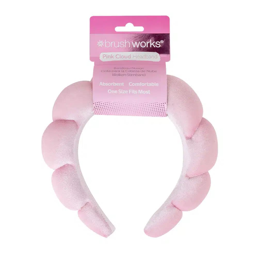 Brushworks Pink Cloud Headband